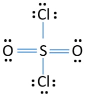 SO2Cl2 lewis structure